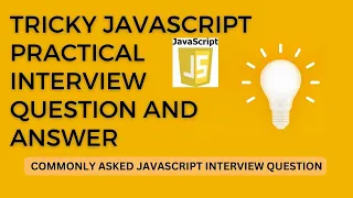 Tricky javascript practical interview question and answer | #FEDevInterview #jsinterview #jsshorts