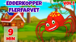 Multicolored edderkopper Vol. 1 - Giramille 9 min | Børnsang