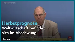 Gemeinschaftsdiagnose Herbst 2022 der Wirtschaftsforschungsinstitute