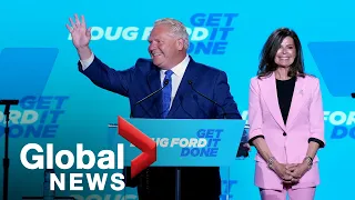 Doug Ford calls for "unity" in victory speech as PCs claim victory in Ontario election | FULL