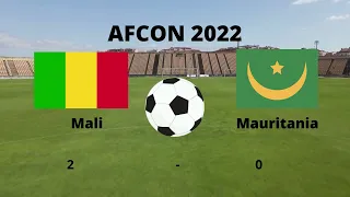 Mali 2 vs Mauritania 0 AFCON Game