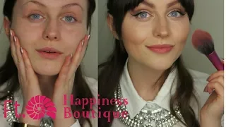 ASMR~ Relaxing Makeup Get Ready W/ Me Ft.Happiness Boutique