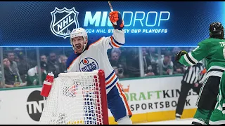 Oilers Get 2OT Win to Take 1-0 Series Lead in WCF | NHL Mic Drop | Oilers vs. Stars