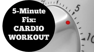 5 Min Fix: Cardio Blast Fat Burning Workout All Levels No Equipment Home Routine