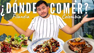 🤔 WHERE TO EAT in FILANDIA QUINDÍO Colombia?