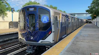 MTA NYC Subway R46, R179, & R211 A and S Trains @ Broad Channel Station (7/31/23)