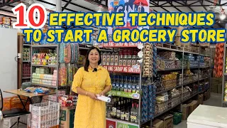 10 EFFECTIVE TECHNIQUES TO START A GROCERY STORE | SOLLE'S G.