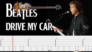 The Beatles - Drive My Car (Bass Tabs) By Paul McCartney