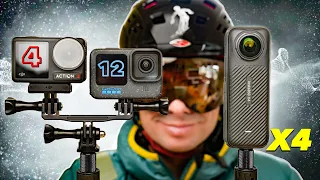 Insta360 X4 vs GoPro Hero 12 vs DJI Action 4: THIS Is The Best Action Camera