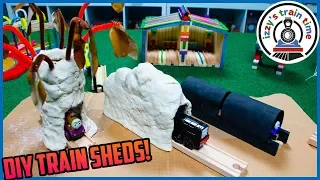 Thomas and Friends | DIY TRAIN TUNNELS! Fun Toy Trains for Kids!