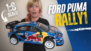 GIANT RC rally car! CEN Racing Ford Puma Review & Run