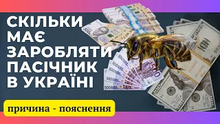 Скільки грошей має заробляти пасічник! Бізнес на бджолах ідеальна модель!