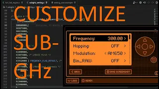 Flipper Zero - Sub-GHz Custom Settings
