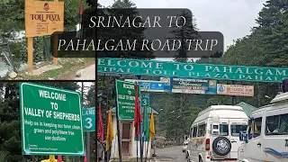 Srinagar to Pahalgam by Road | Srinagar to Pahalgam Trip by Bus Taxi Car Train