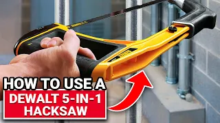 How To Use A DeWalt 5-in-1 Hacksaw  - Ace Hardware