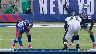 Jason Peters vs Jason Pierre-Paul (2013 wk 5) | OL vs DL Matchup