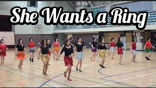 She Wants a Ring Line Dance | Maddison Glover | 수요반 Demo