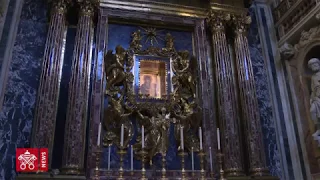Papa Francesco Viaggio Cile Peru ringraziamento S  Maria Maggiore 2018-01-22