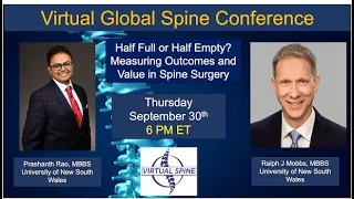 "Half Full or Half Empty? Measuring Outcomes and Value in Spine Surgery" on September 30th, 2021