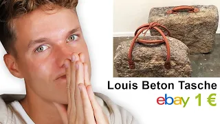 Er verkauft LOUIS BETON Taschen auf EBAY 😂