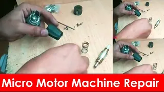 Micro Motor Machine Servicing | Jewellery Cutting Workshop |