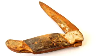 Antique folding Knife Restoration.