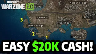 WarZone 2 HIDDEN LOOT CACHE LOCATIONS 20K CASH WITH HELICOPTER ROTATION!