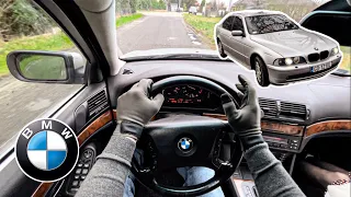 BMW e39 520i 2002 | 2.2 | 125kW | 170hp | 210Nm | POV TEST DRIVE