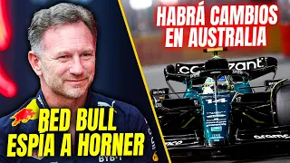 RED BULL SPIED HORNER | ASTON MARTIN CONFIRMS AUSTRALIA CHANGES