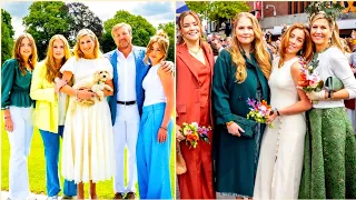 So Elegant Pictures Of Queen Maxima With Family#Netherland Royal Sisters