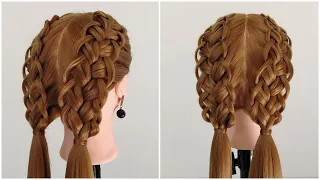 Ultimate Double Braided Long Hairstyle Tutorial for Trendy Beauties! | Gorgeous Hairstyle Ideas