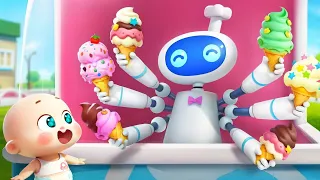 Ice Cream Robot | Colors Song | Nursery Rhymes & Kids Songs | Neo's World | BabyBus