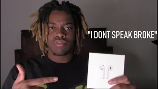 UNBOXING MY NEW AIRPODS!! (YALL WONT BELIEVE WHAT HAPPEN) 🤦🏾‍♂️