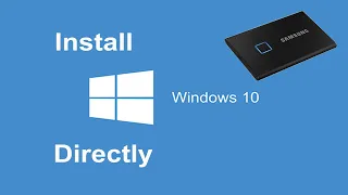 How to Install Windows 10 Directly onto USB External Hard Drive (2022)