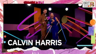 Calvin Harris Thanks Danny Rampling For Shaping His Taste in Music | The BRIT Awards 2024
