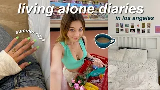 LIVING ALONE DIARIES | summer nights, grocery shopping, a week in my life ♡