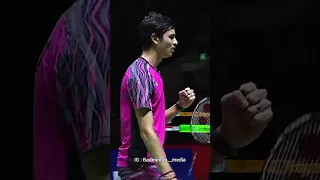 What a shot 👌🏸 Priyanshu Rajawat vs Anthony Sinisuka Ginting