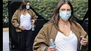 Katharine McPhee puts her baby bump on full display in Beverly Hills
