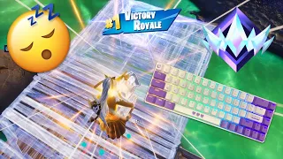 High Elimination Fortnite Ranked Gameplay - Chill Keyboard Sounds