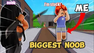 I Became The BIGGEST NOOB In MM2... *FUNNY* (Murder Mystery 2)