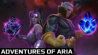 My Luckiest Crystal Opening Yet: 2 New God Tier 6 Stars! | Adventures of Aria XII | Mcoc