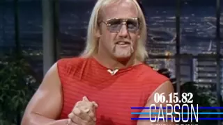 Hulk Hogan Reveals His Body Measurements on Johnny Carson's Tonight Show — 1982