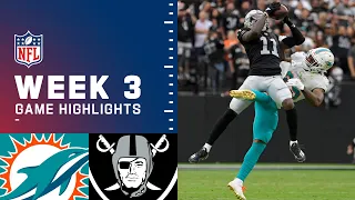 Dolphins vs. Raiders Week 3 Highlights | NFL 2021