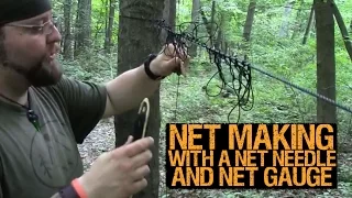 Net Making with a Net Needle and a Net Gauge -Mantis Outdoors