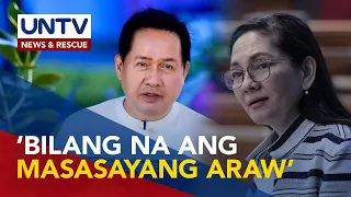 Quiboloy, bilang na ang masasayang araw kasunod ng arrest warrant ng korte – Sen. Hontiveros