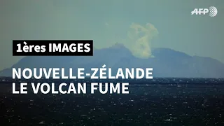 Nouvelle-Zélande: une fumée s'élève du volcan en éruption | AFP Images