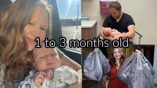 Newborn Baby & Postpartum Update: 1 to 3 months old, Doctor appointment, Mom's Haircut, FabFitFun