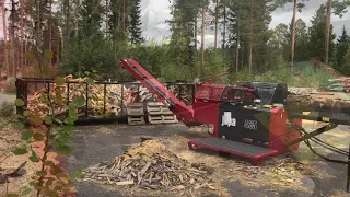 Testing new perfect way to split firewood - Japa Perfect Split