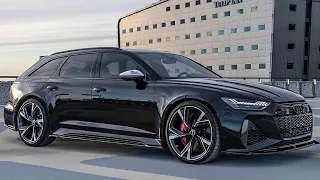 2021 AUDI RS6 AVANT WITH MAXTON DESIGN BODYKIT & BLACKED OUT - EVEN BEASTIER!