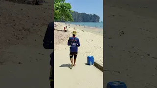 Как добраться до пляжа Вест Рейли Бич (West rRailay Beach) с пляжа Ао Нанг (Ao Nang ) Краби, Таиланд